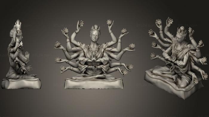 Статуэтки герои, монстры и демоны (Ковшовая Мать, STKM_0780) 3D модель для ЧПУ станка